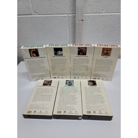 *1994 PREDATORS OF THE WILD *VHS* VIDEOS BY TIME LIFE, 7 TOTAL - Picture 9 of 9